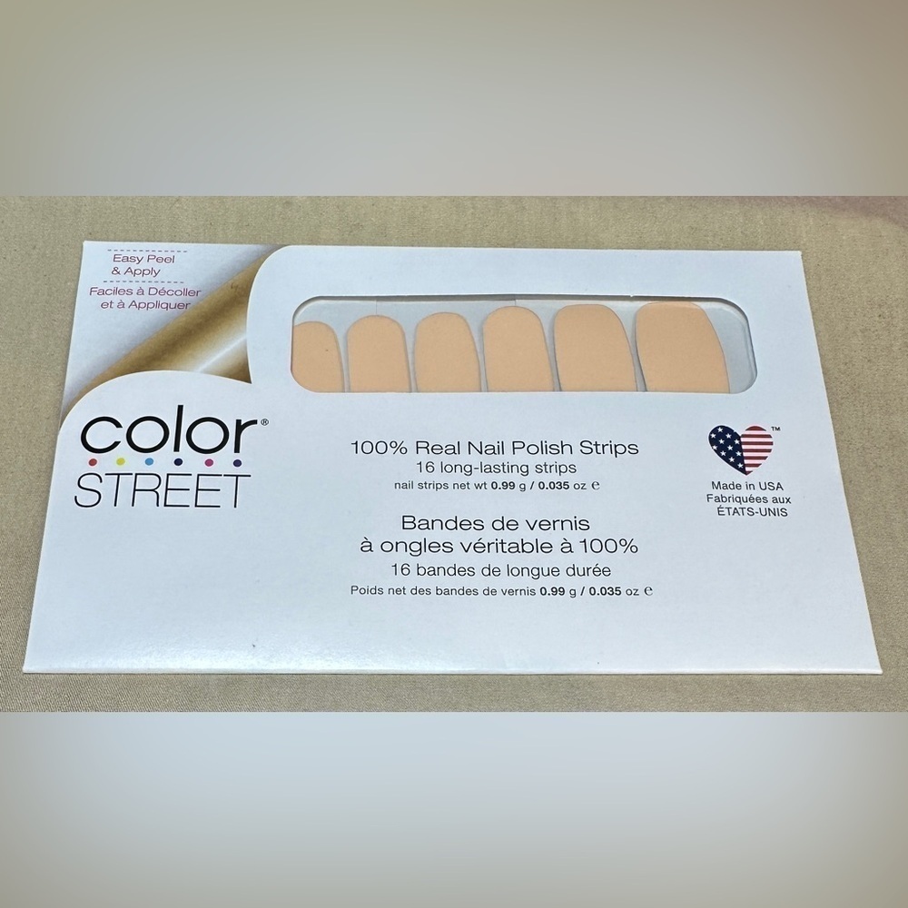 Color Street 100% Real Nail Polish Strips 16 Long Lasting Strips-Havana Honey